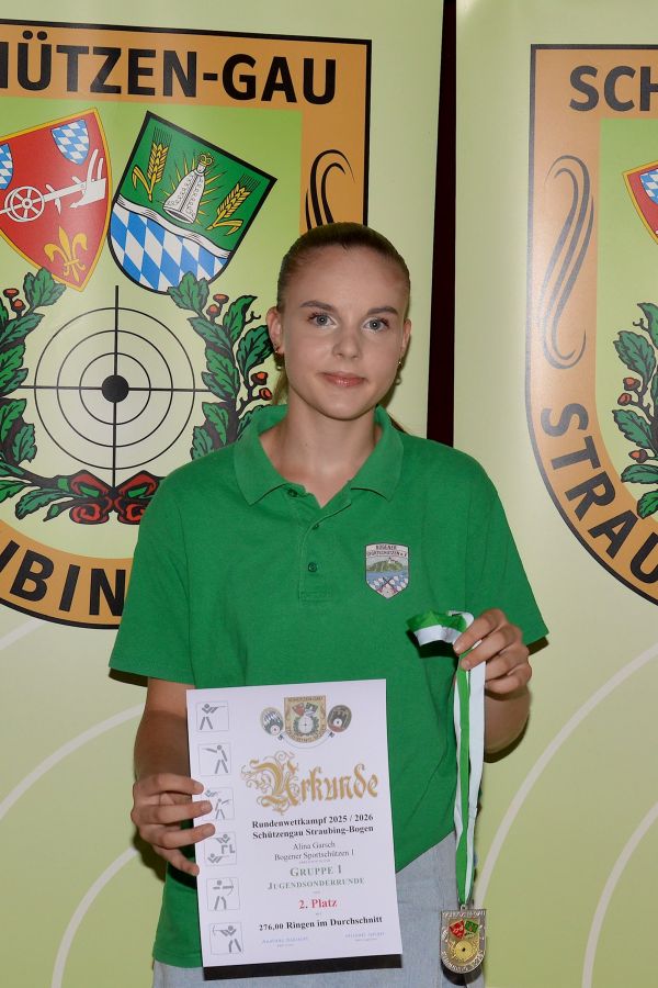2.Platz Einzelwertung Alina Garsch